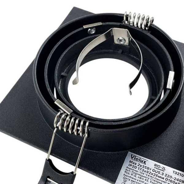 Светильник точечный Violux RIO-2L GU5.3 IP20 черный ( 132101 ) - фото №4