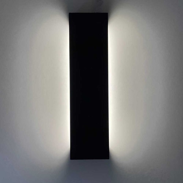 Светильник настенный Violux TRAFFIC 10W 4200K 800Lm IP65 черный ( 551113 )