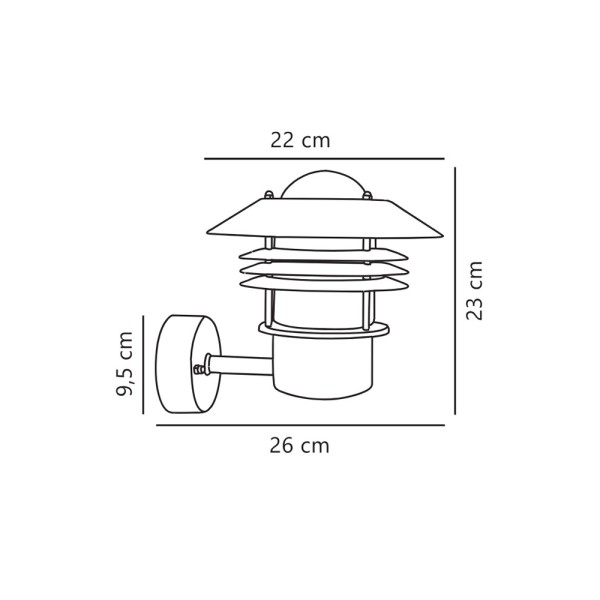 Вуличний світильник Nordlux 25091031 Vejers E27 1x60W IP54 сріблястий - фото №3