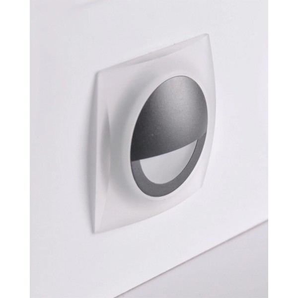 Светильник для подсветки лестницы/коридора Goldlux 313713 Q5 Led 1x3W 4000K 40Lm IP44 GR - фото №1