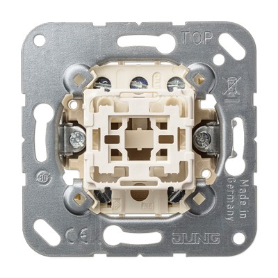 Механізм кнопкового вимикача Jung 531-41U одноклавішний двополюсний з нейтральним положенням