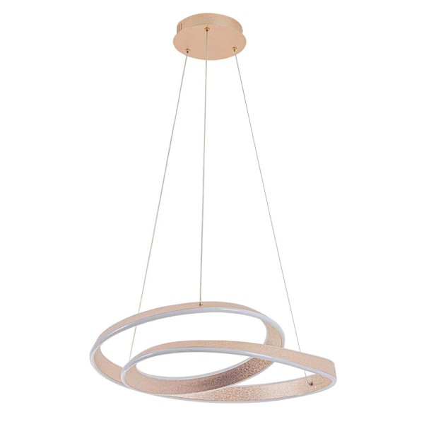 Підвісний світильник, люстра Goldlux 338044 Glow LED 1x75W 4000K 10500Lm IP20 золотий - фото №3