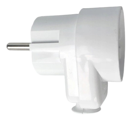 Штепсельна вилка з гніздом SEZ WT-16U/G-S BI 16А/250В біла