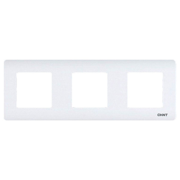 Рамка 3-местная Chint NEW3 белая (715405)