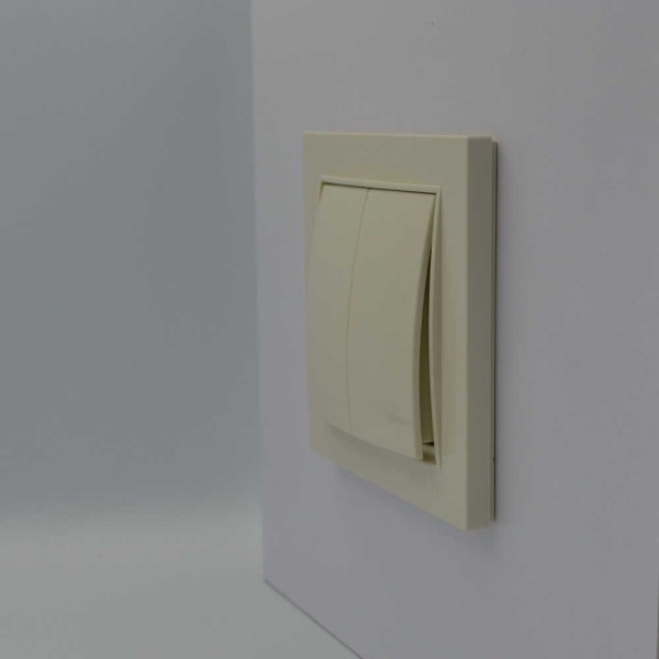 Выключатель Nilson Thor кремовый 2кл ( 27121003 ) - фото №2