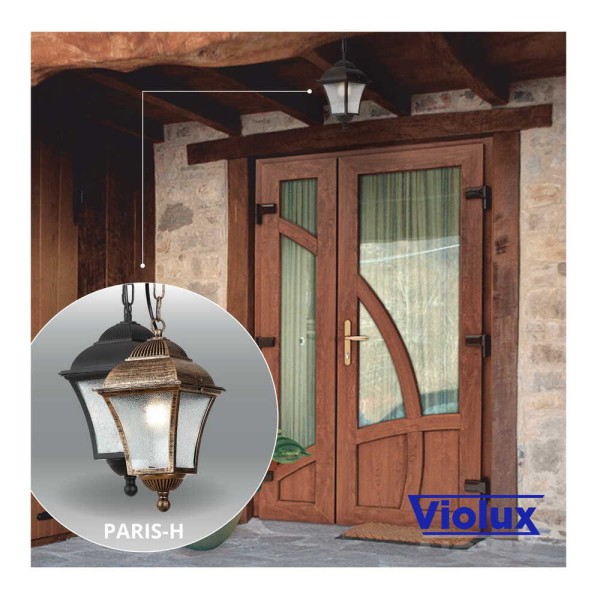 Светильник садово-парковый Violux Paris-H античная бронза 60W Е27 IP44 ( 500080 ) - фото №4