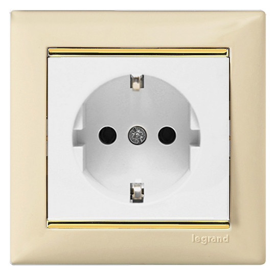 Рамка одинарна Valena слонова кістка/золото - фото №2