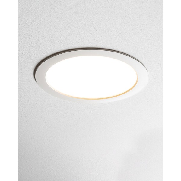 Точечный светильник Nowodvorski 10542 Mykonos LED 1x18W 3000K 1700Lm IP20 белый - фото №2