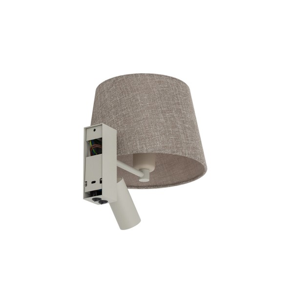 Бра, настінний світильник Nowodvorski 11684 Tutoia E27+GU10 (R35) 10W+10W IP20 бежевий - фото №3