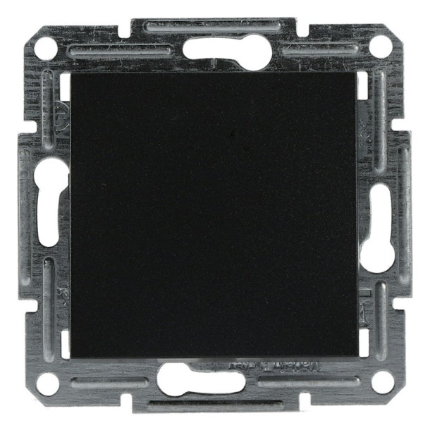 Перемикач перекр. без рамки антрацит Asfora, EPH0500171
