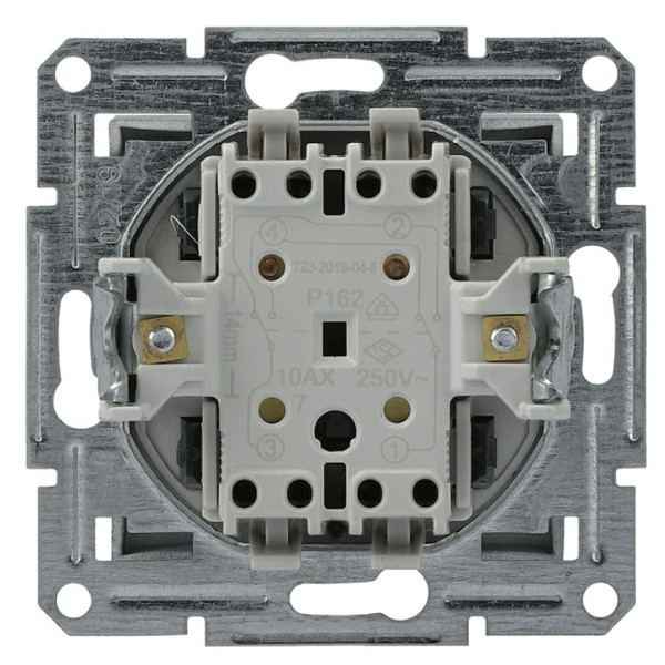 Перемикач перекр. без рамки антрацит Asfora, EPH0500171 - фото №3