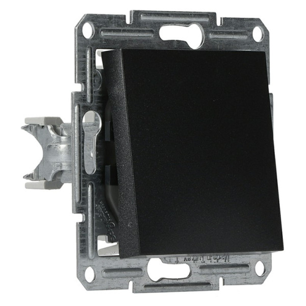 Перемикач перекр. без рамки антрацит Asfora, EPH0500171 - фото №4