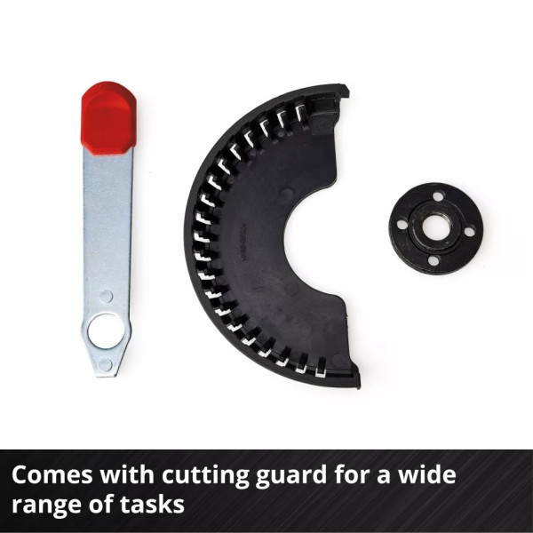 Аккумуляторная угловая шлифмашина Einhell X-Change 18В 8500об/мин (4431166) - фото №3