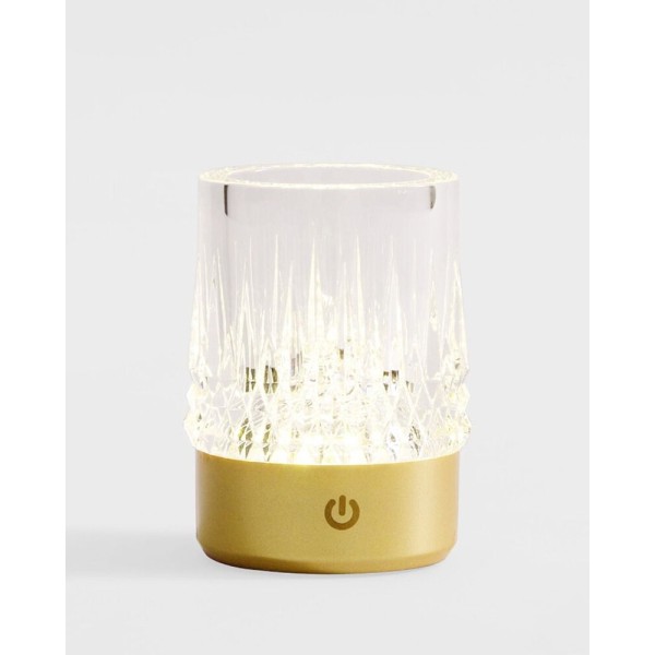 Настольная лампа Zuma Line 5905316667693 Crystal LED 1x1W 3000K 110Lm IP20 золотая - фото №2