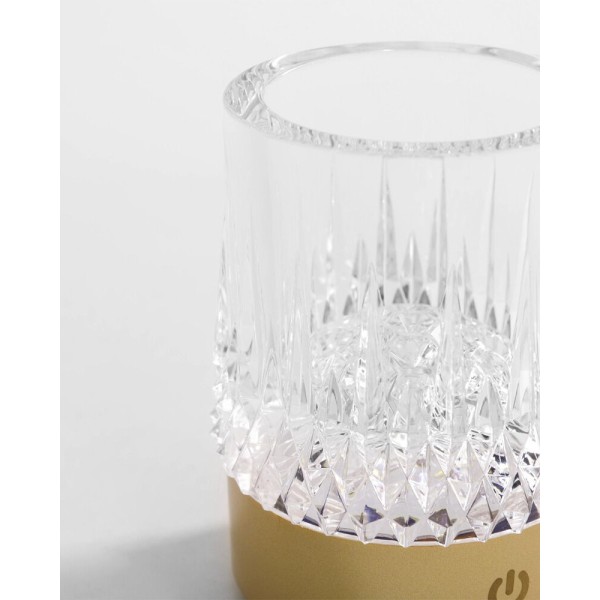 Настольная лампа Zuma Line 5905316667693 Crystal LED 1x1W 3000K 110Lm IP20 золотая - фото №3