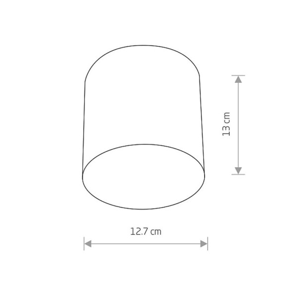 Точковий світильник Nowodvorski 6526 Point plexi GU10 1x10W IP20 Чорний - фото №1