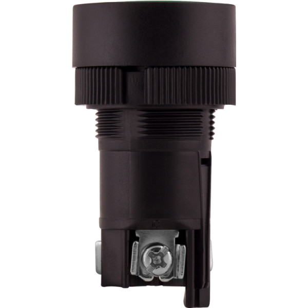 Пластикова кнопка E.Next e.mb.eh135 1NO+1NC з фіксацією зелена (p0810128) - фото №1