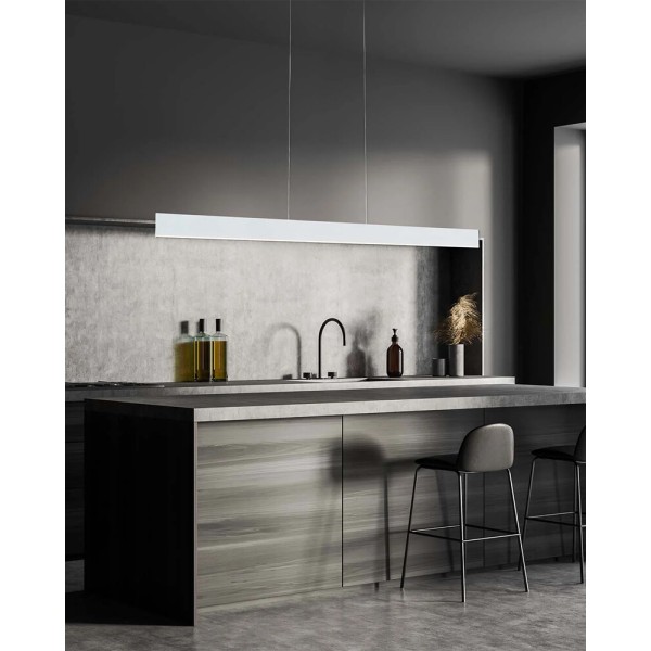 Підвісний світильник, люстра Goldlux 333827 Bernadetta LED 1x20W 4000K 2500Lm IP20 білий - фото №2