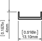 Розсіювач KA-PRO-12 матовий, 1 метр - фото №1