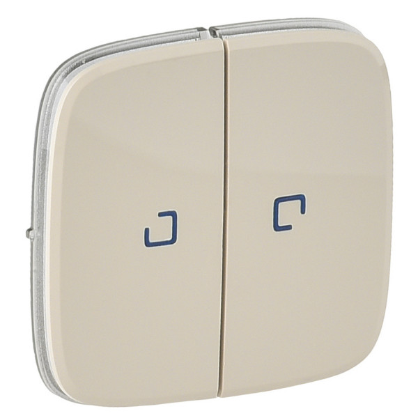 Клавиша 2-кл. выключателя с подсветкой Legrand Valena Allure слоновая кость