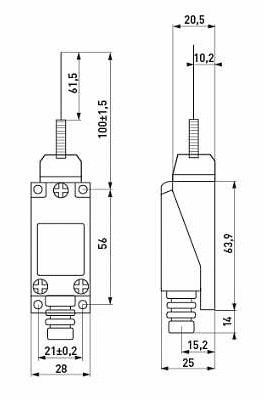 Кінцевий вимикач e.limitswitch.08, E.Next - фото №1