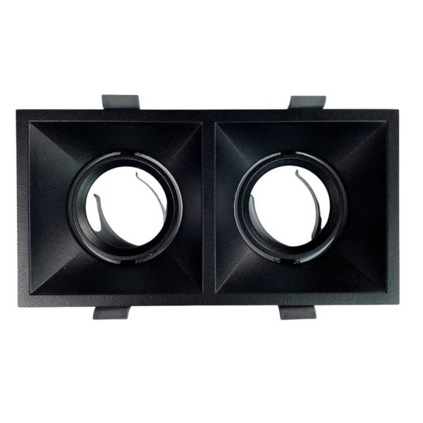 Светильник точечный Violux TORINO-2L GU10 IP20 черный ( 132102 ) - фото №1