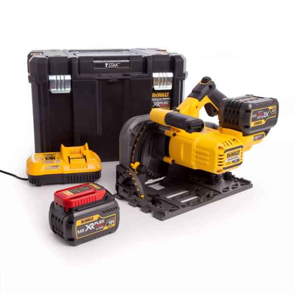 Аккумуляторная погружная пила DeWALT DCS520T2 54В - фото №2
