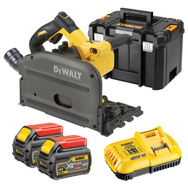 Аккумуляторная погружная пила DeWALT DCS520T2 54В - фото №3