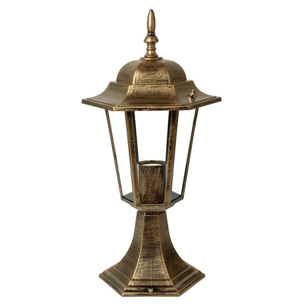 Парковый светильник Delux Palace A004 60Вт Е27 черное золото (90016658)