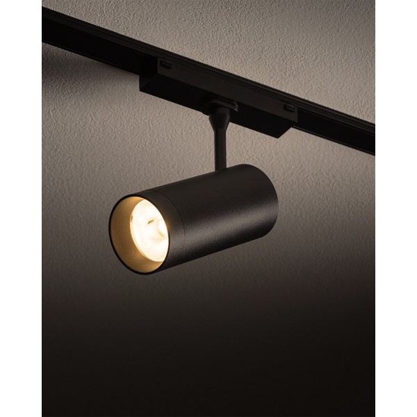 Магнитный трековый светильник Nowodvorski 11316 UT-LVM Spot LED 1x12W 3000K 1200Lm IP20 черный - фото №1