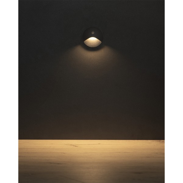 Светильник для подсветки лестницы/коридора Kanlux 39125 Exin LED 1x2.5W 3000K 50Lm IP65 серый - фото №1