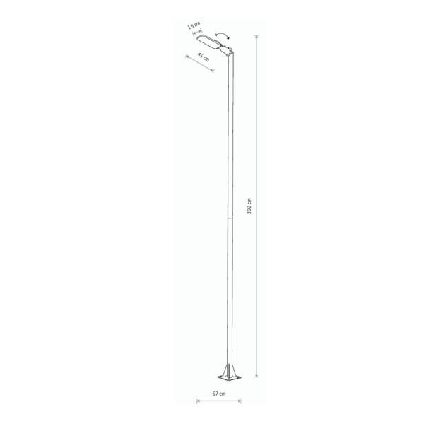 Вуличний світильник Nowodvorski 10283 Pathway LED Pro 1x60W 3000K 5700Lm IP65 - фото №2