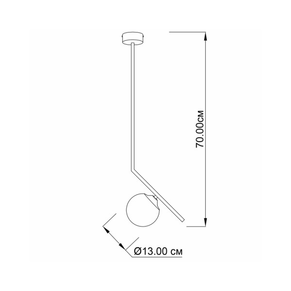 Підвісний світильник, люстра Imperium Light 175170.05.23 Графітовийape E14 1x40W IP20 - фото №1