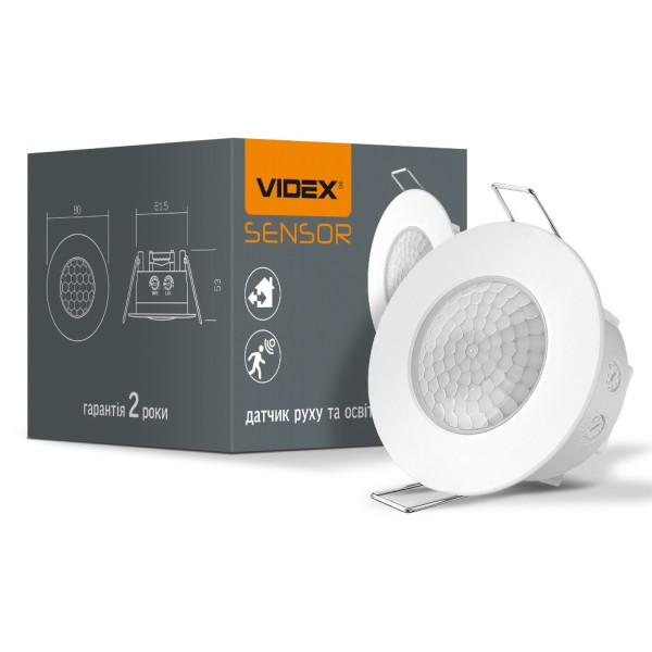Инфракрасный датчик движения Videx 1200Вт 220В (VL-SPR17W) - фото №3
