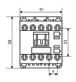 Мініконтактор Аско-Укрем ПМ 0-16-10 C7 36В LC1-K1610 (A0040010143) - фото №4