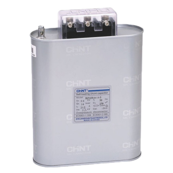 Трифазний конденсатор Chint BZMJ-0.45-5-3 АС 450В 5кВАр (516366)