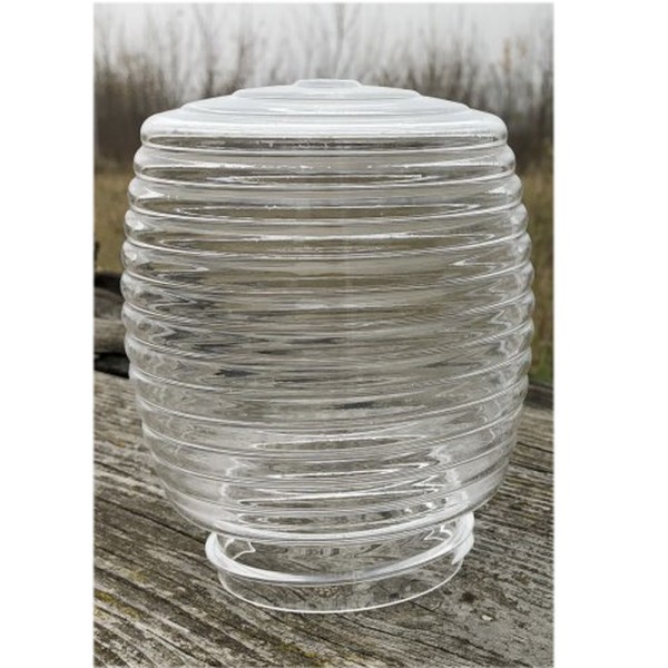 Плафон "Бочонок" пластиковый к НББ/НСП прозрачный ( 300006 ) - фото №3