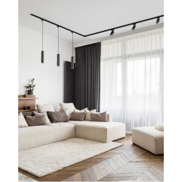 Трековий світильник Goldlux 321558 Paris GU10 1x10W IP20 BK - фото №2