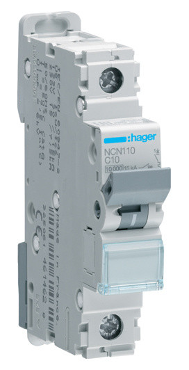 Автоматический выключатель NCN110 (1р,С,10А) Hager