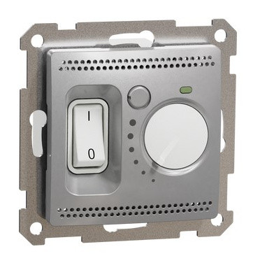 Термостат теплого пола Schneider Electric Sedna Design алюминий SDD113507