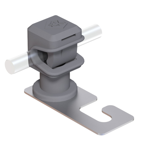 Гаковий тримач Leo Lightman з тримачем Clip Ni/Pa (303013)