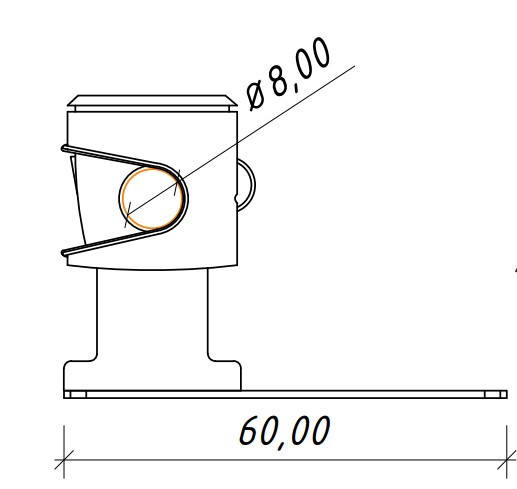 Гаковий тримач Leo Lightman з тримачем Clip Ni/Pa (303013) - фото №3
