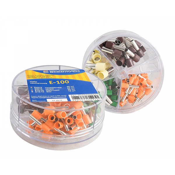 Набор наконечников Аско-Укрем E-100 (A0060080051) - фото №2