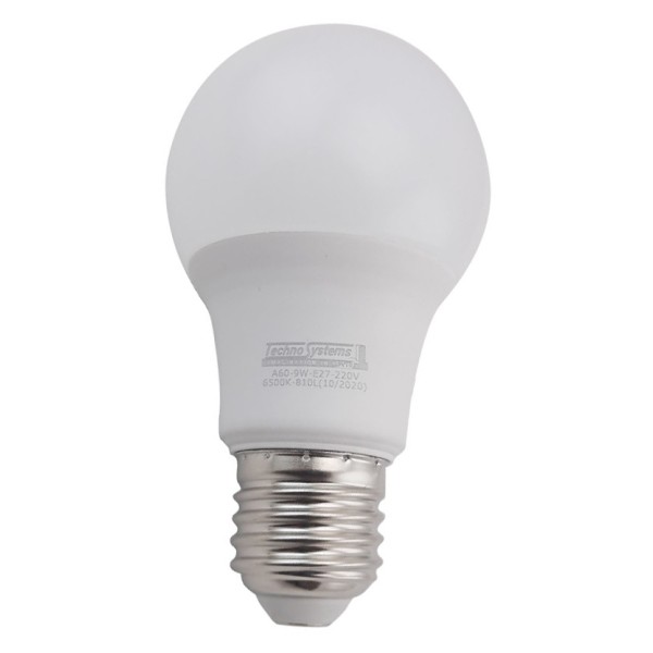 Светодиодная лампа TNSy LED Bulb-A60-9W-E27-220V-6500K-810L ICCD (TNSy5000254)