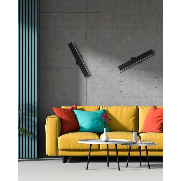 Бра, настенный светильник Goldlux 333858 Bernadetta LED 1x10W 4000K 1250Lm IP20 черный - фото №2