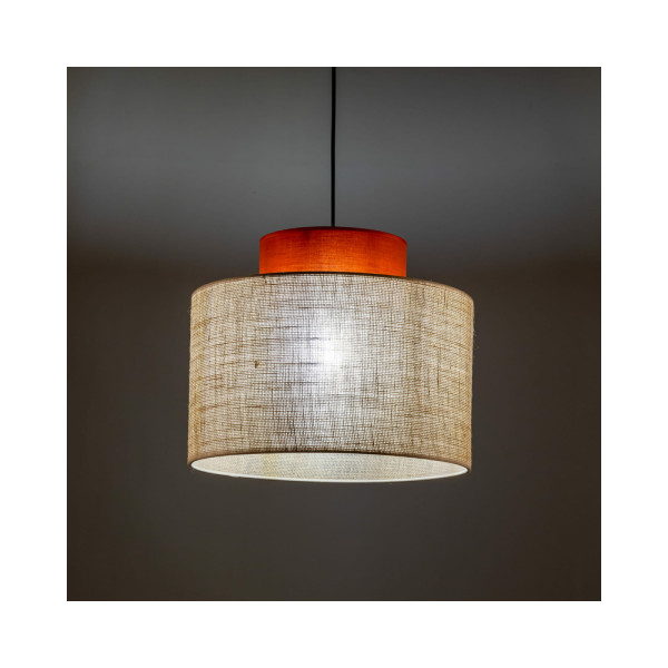 Подвесной светильник, люстра Tk Lighting 2785 Duo Juta E27 1x15W IP20 Бежевый - фото №4