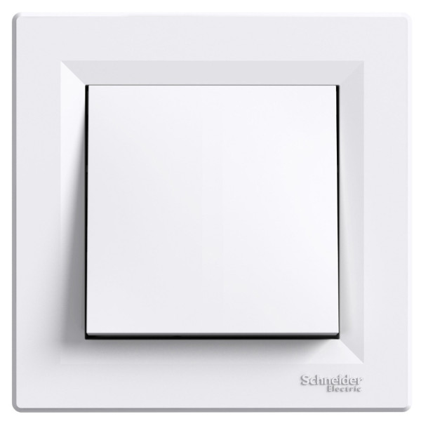 Вимикач 1-кл. білий Asfora, EPH0100121