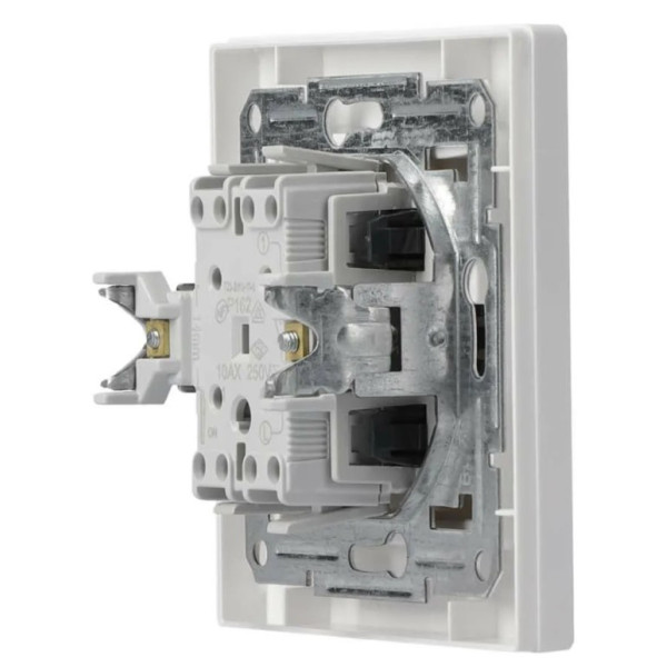 Вимикач 1-кл. білий Asfora, EPH0100121 - фото №4