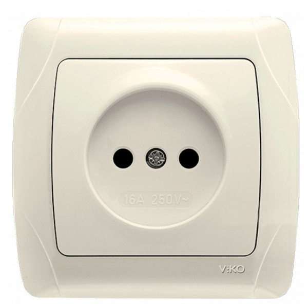 Розетка кремова VIKO Carmen