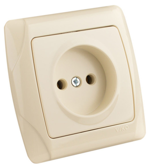 Розетка кремова VIKO Carmen - фото №1